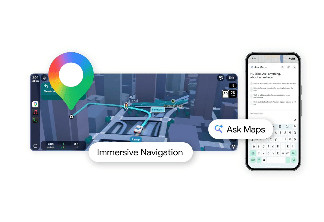 Google Maps repense tout : l’IA Gemini transforme la navigation et l’exploration