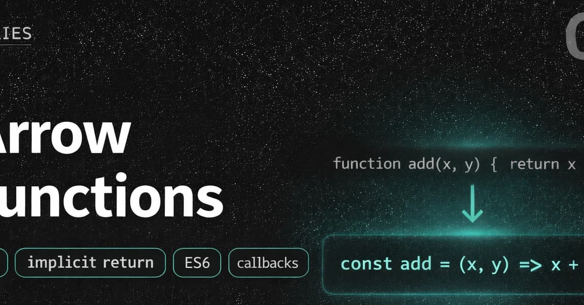 Arrow Functions in JavaScript: A Simpler Way to Write Functions